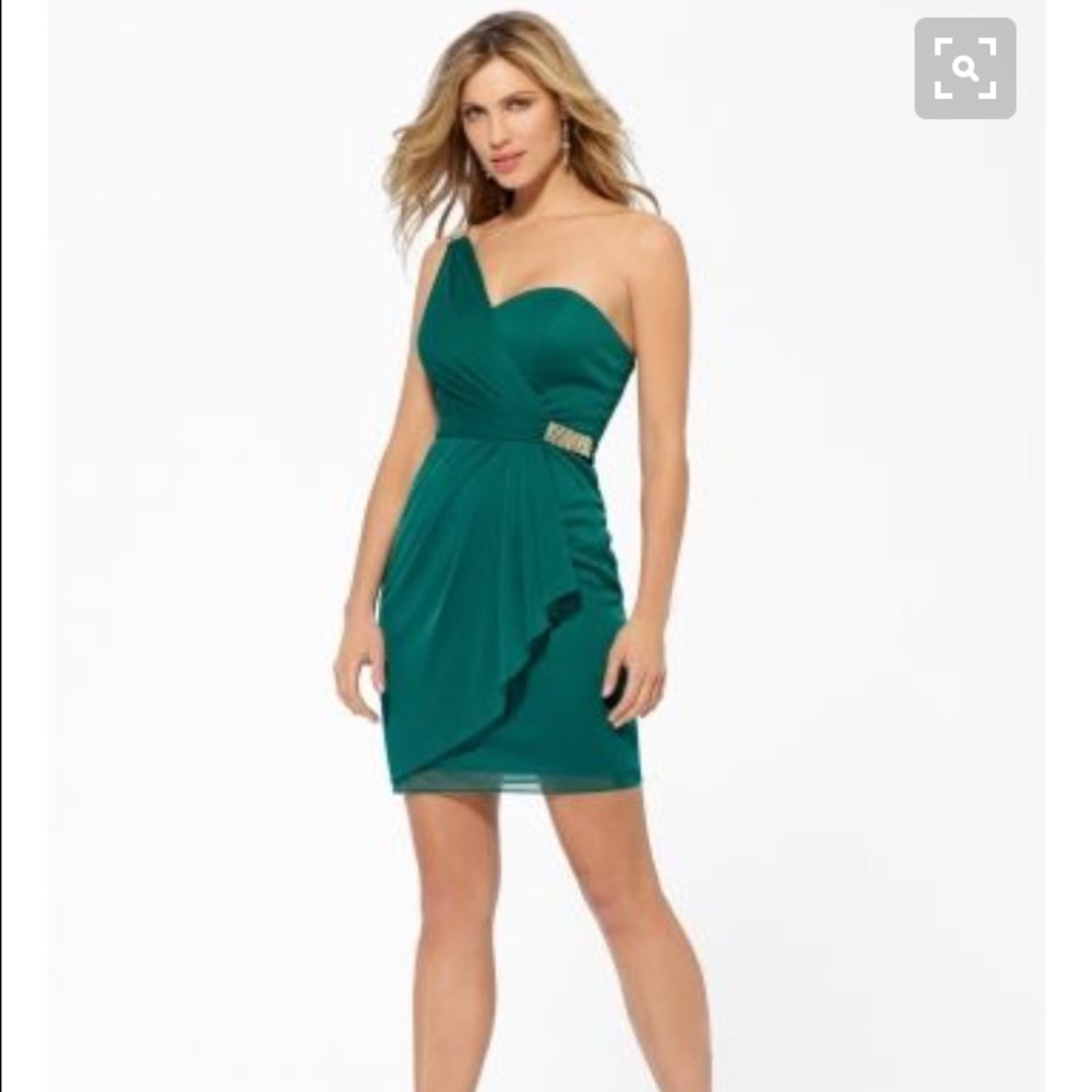 COPY - Cache Emerald Green Cocktail Dress